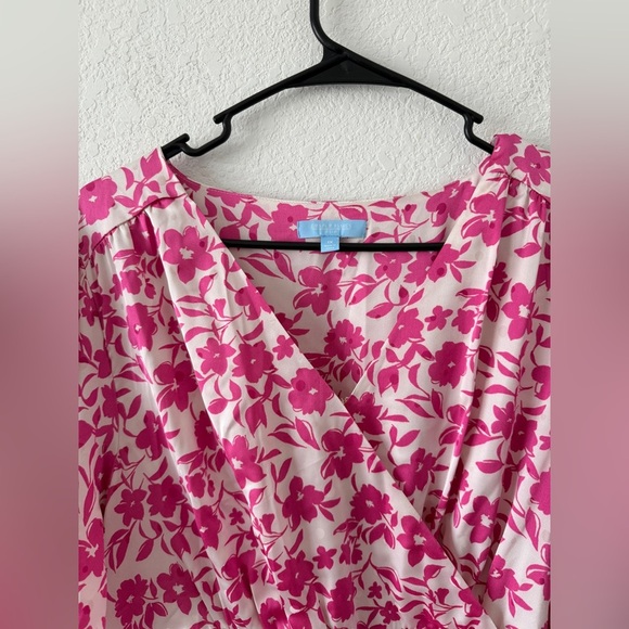 DRAPER JAMES RSVP™ Flutter Sleeve Wrap Maxi Dress - Picture 2 of 8